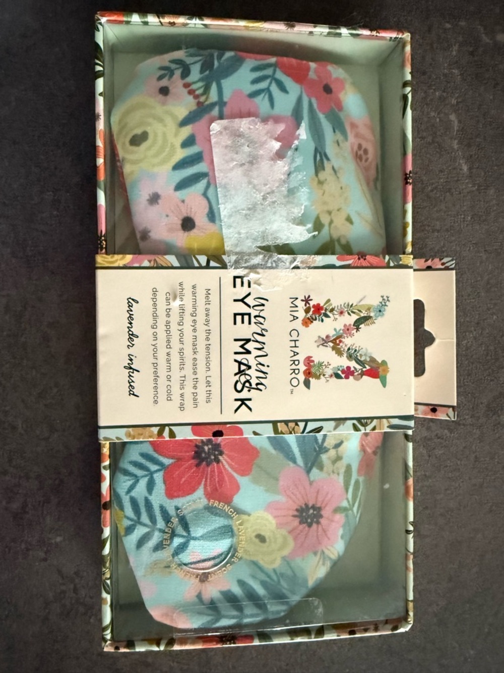 Floral Warming Eye Mask - Pink Floral